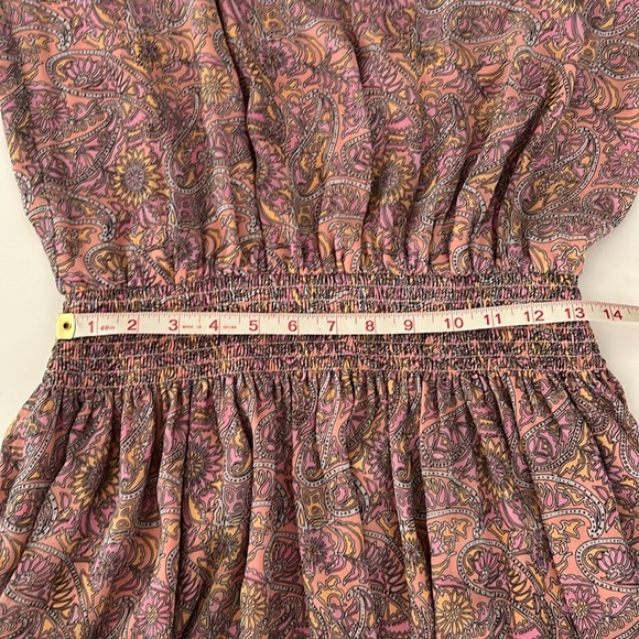 Ramy Brook Pink Paisley Print Knee-Length Dress Sleeveless  Mini Dres S - Picture 13 of 15